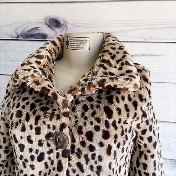 American Rag faux leopard coat - Picture 7 of 9